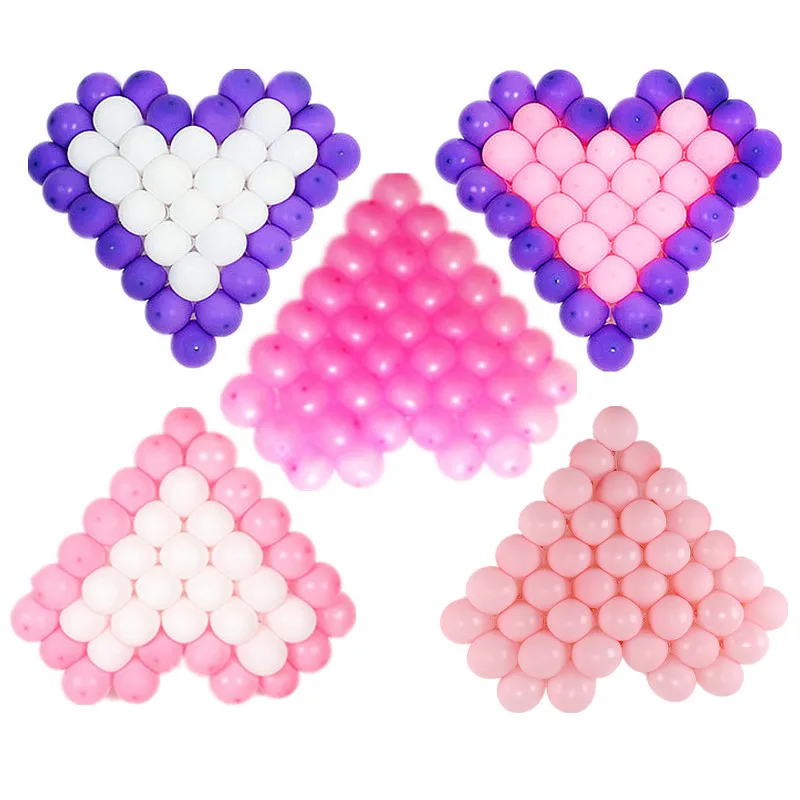 

91pcs/lot heart Ballon set with grip Balloons Decoration Accessories Wedding decoration Unicorn Birthday Party Baby shower