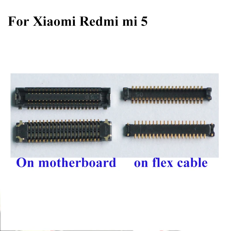 2 Pz Fpc Connettore Per Xiao Mi Rosso Mi 5 Rosso Mi 5 Display Lcd Schermo Del Cavo Della Flessione Per Xiao Mi Rosso Mi 5 Rosso Mi 5