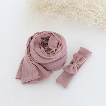 

High Quality Wrap Newborn Photography Props Baby Photo Shoot Accessories Newborn Stretch knit Jersey wrap
