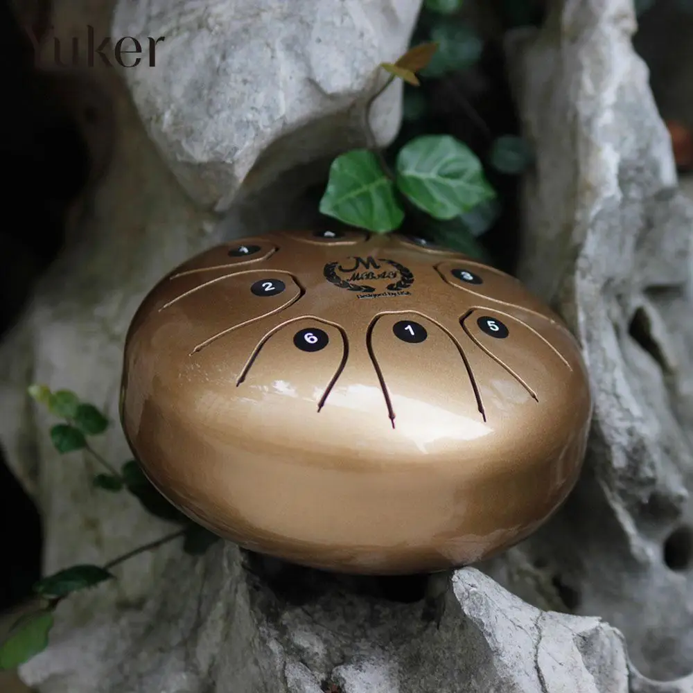 

2 Colors Stainless Steel Brahma Drum Tongue Worry Drums Handpan Empty Drum Strong