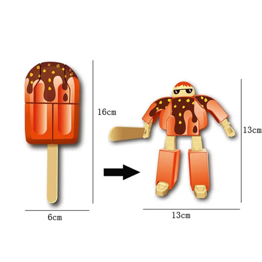 Милый мультфильм случайный ребенок деформации моделирование Popsicle Hot Boy деформации серии игрушки высокое качество подарок