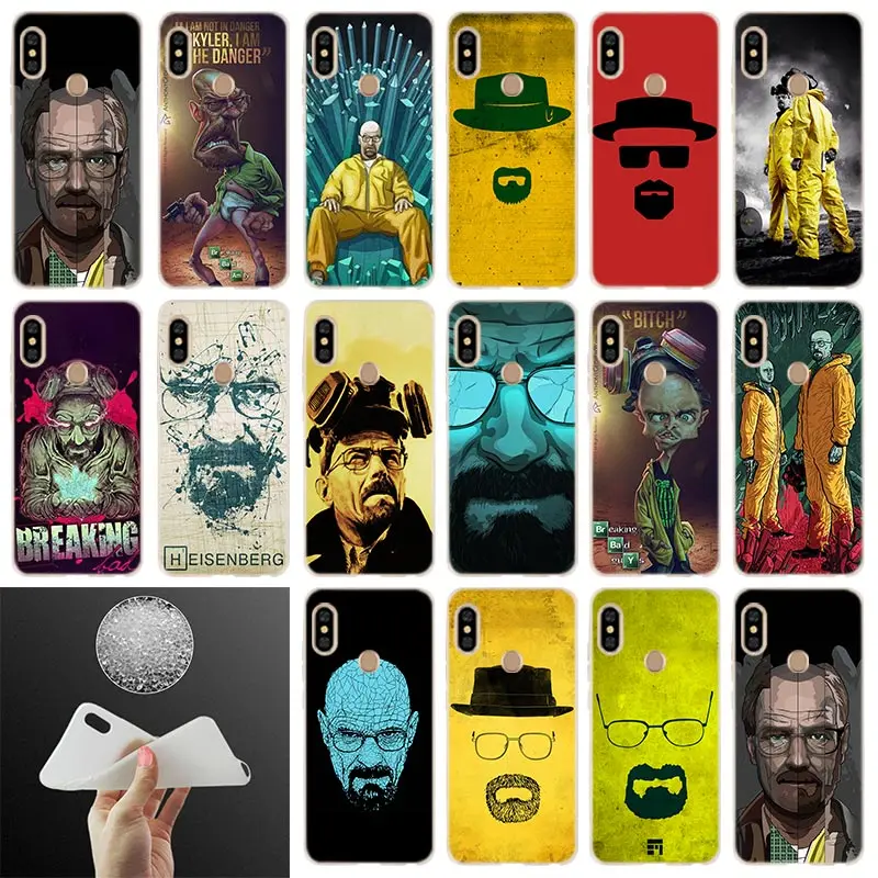 

Phone Case Breaking Bad heisenberg tv series For Xiaomi Redmi Note 7 6 5 4x redmi 7 6pro 6a s2 5a 4a 4x 5plus y3 Cover Coque