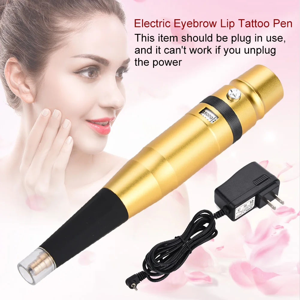 Татуировка для бровей Microblading Blade Needle Pen Semi Permanent Fog Eyebrow makeup Косметика Татуировка пистолет оборудование золото/кофе/серебро