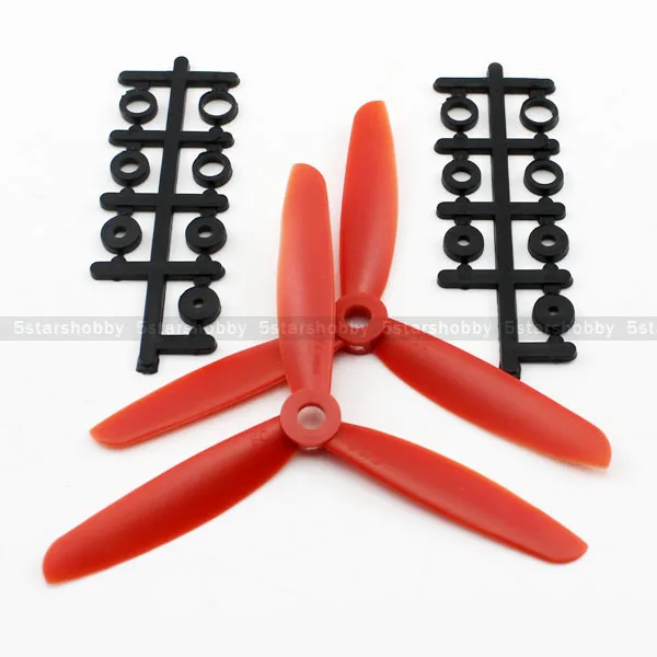 

2Pairs FC 5030 5030R 3 Blades CW CCW Propeller for QAV250 Quadcopter X-copter