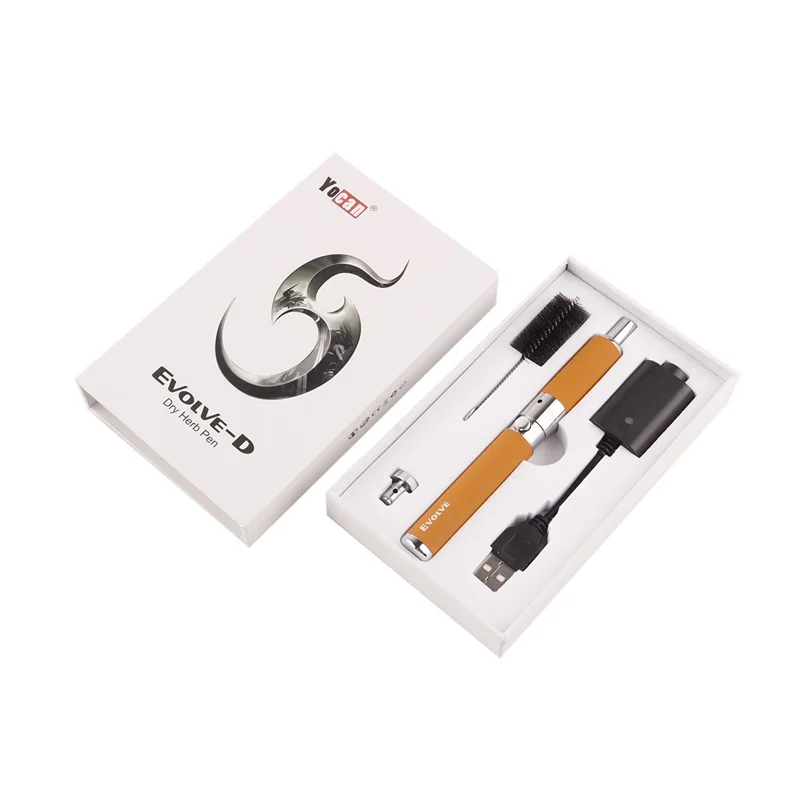 Original Yocan Evolve D Wax Dry Herb Pen Kit Quartz Dual
