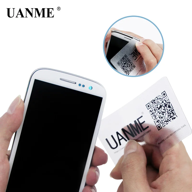 UANME 85*54 мм удобная пластиковая карта для iPhone iPad планшет скребок открытия Samsung