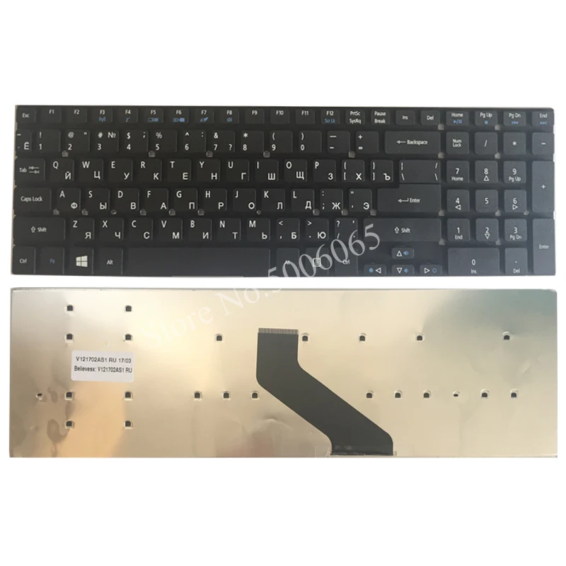 Новая русская клавиатура для ноутбука Acer extensa 2519 EX2519 N15W4 2519-C6K2 C4EB RU  Компьютеры