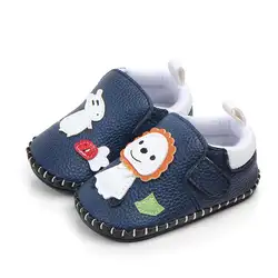 Детские белые туфли для младенцев с мягкой подошвой для мальчиков и девочек 0-18 месяцев
