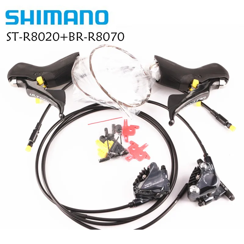 Shimano Ultegra R8020 гидравлический диск-рычаги STI-R8070 плоское крепление суппорта 2x11 скорость