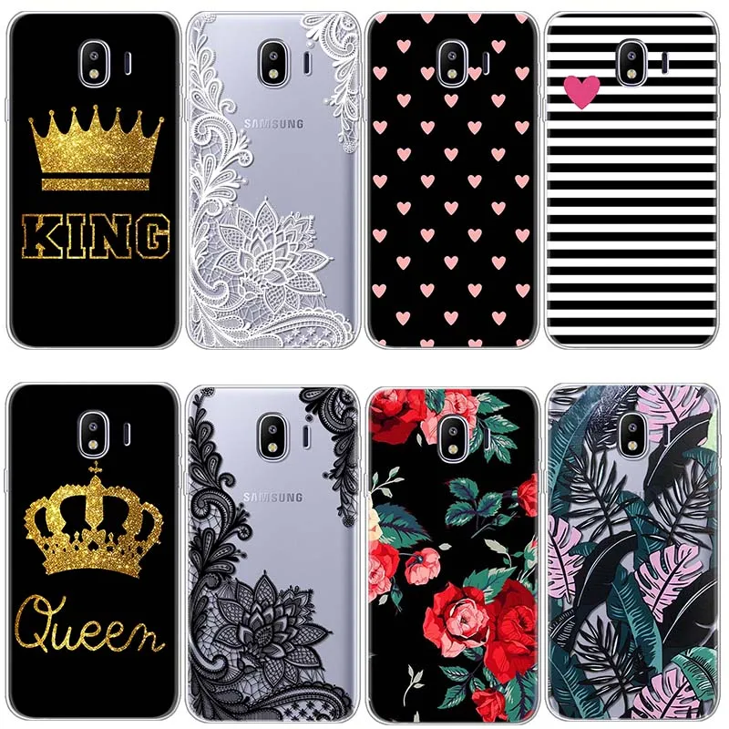 

Phone Case For Samsung Galaxy J4 2018 Case J400 J400F Cartoon Soft Silicon Back Cover For Coque Samsung Galaxy J4 2018 EU Fundas