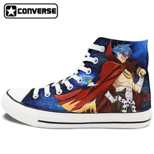 Custom Design Converse Sneakers Gurren Lagan Robot Hand Painted Shoes Personalized Christmas Gifts for Men Women