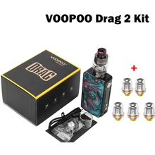 VOOPOO перетащите 2 комплекта 177 W сопротивления 2 поле Mod 5 мл Uforce T2 бак Uforce U2 катушки гена поместиться чип Быстрый Огонь Ско