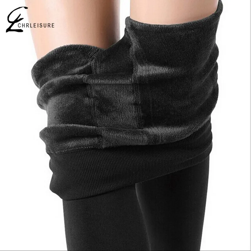 ATHVOTAR S-XL 8 Colors Winter Leggings Women's Warm Leggings High Waist Thick Velvet Legging Solid All-match Leggings Women