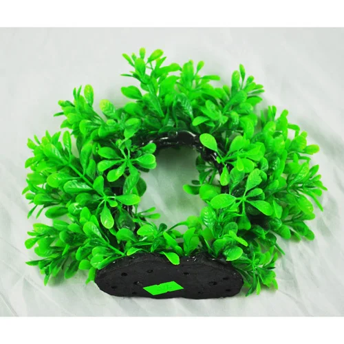 Free shipping! 6&quot Curve Design Green Artificial Plastic Water Plant Ornament for Fish Tank Aquarium | Аксессуары для одежды