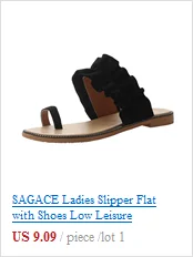 SAGACE/модные женские шлепанцы на плоской подошве; модные Молодежные сандалии с открытым носком; летняя пляжная обувь
