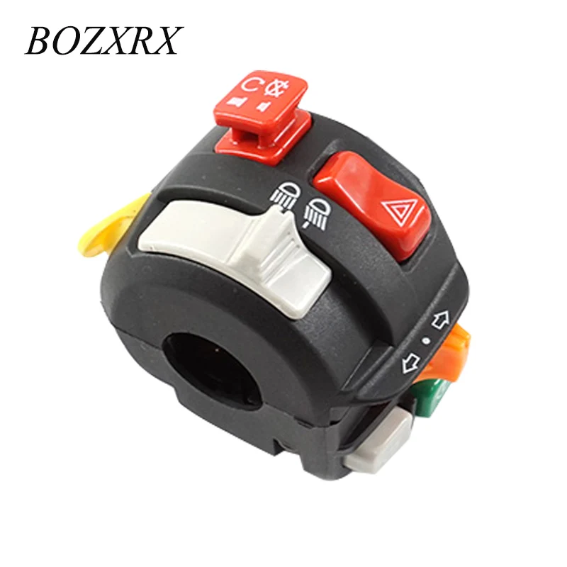 BOZXRX 7/8'' 22mmMotorcycle Switch Assembly Motorcross Handlebar Control Switches Kill Start