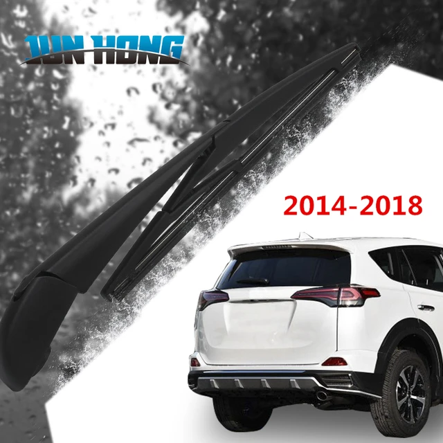 JunHong Rear Wiper Arm And Blade For Toyota RAV4 2014 2015 2016 2017 2018 High Quality 2016 Toyota Rav4 Rear Windshield Wiper Size