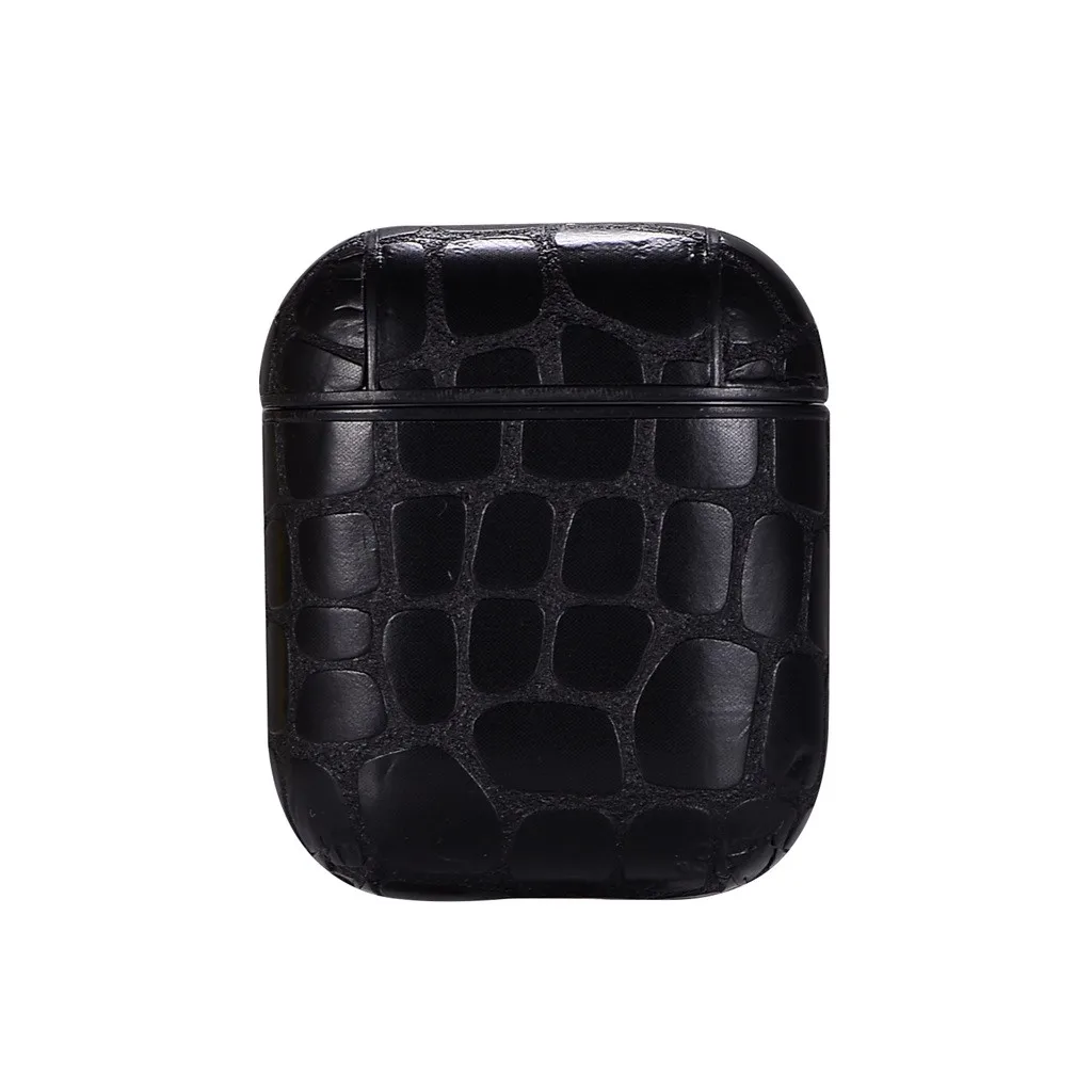For Apple AirPods Leather Earphones Charger Case Protective With Carabiner For AirPods Bluetooth Earpods Protective Skin #