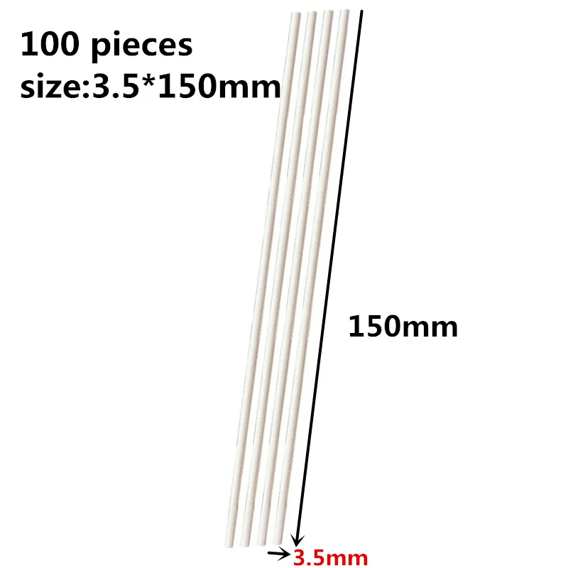 6 INCH CLEAR Acrylic Lollipop Sticks Pack of 100 Durable and Easy to Use  $21.46 - PicClick AU