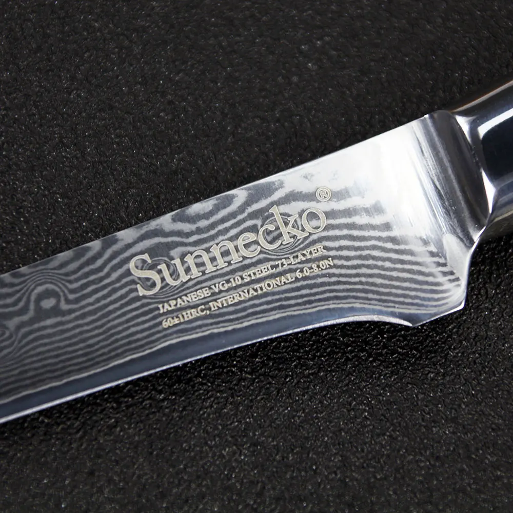 SUNNECKO высокое качество 5 &quotдюймовый нож для обвалки Дамаск японский VG10 стальные