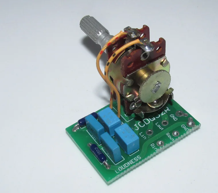 

Japan AIKO 100K Equal Loudness Volume Control Dual Potentiometer Adapter Board Increase high frequency low frequency