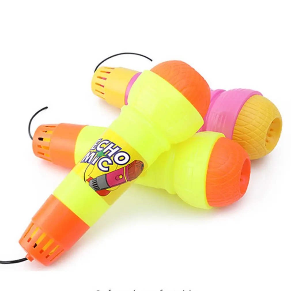 

1pcs Large Echo Microphone Mic Voice Changer Toy Gift Birthday Present Kids Party Song learning toys for children Microphone toy