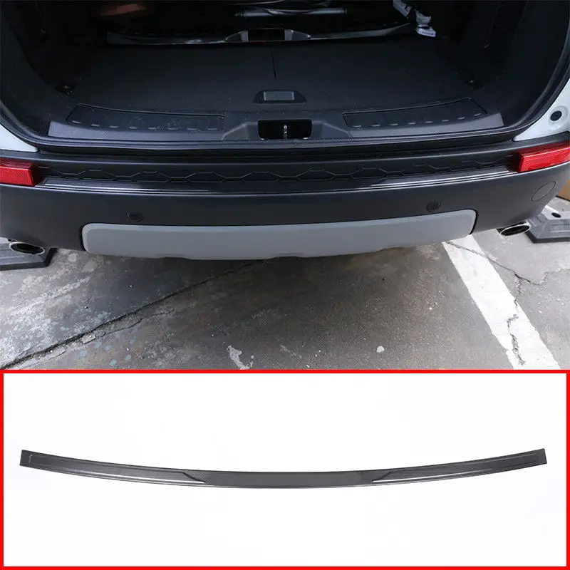 Stainless Steel Rear Bumper Protector Sill Scuff Plate For Land Rover
