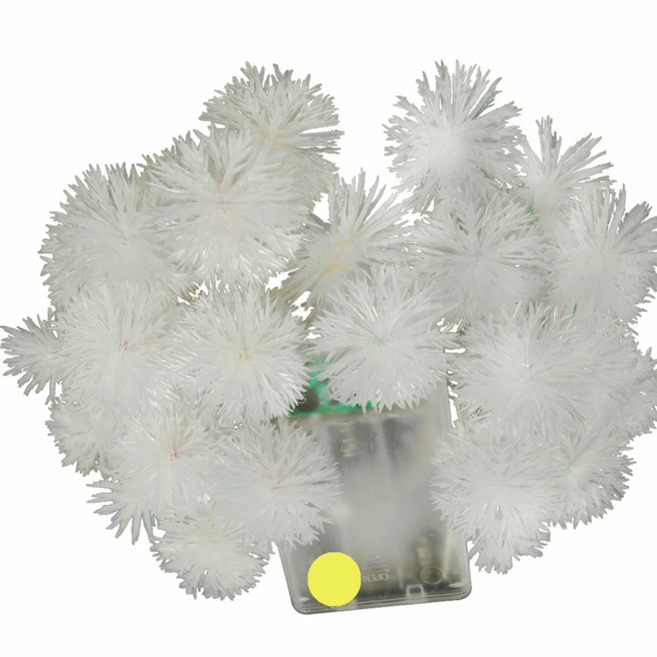 KZKRSR 9 colores 3 M 30 LED Vacaciones Snowball batería LED String luces AA batería partido decoración iluminaciones LED Vacaciones luces KZKRSR 9 colores 3 M 30 LED Vacaciones Snowball batería LED String luces AA batería partido decoración iluminaciones LED Vacaciones luces