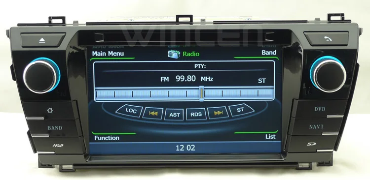S100 A8 двухъядерный 1080P Автомобильный DVD GPS плеер для Toyota Corolla 2013 on с поддержкой canbus