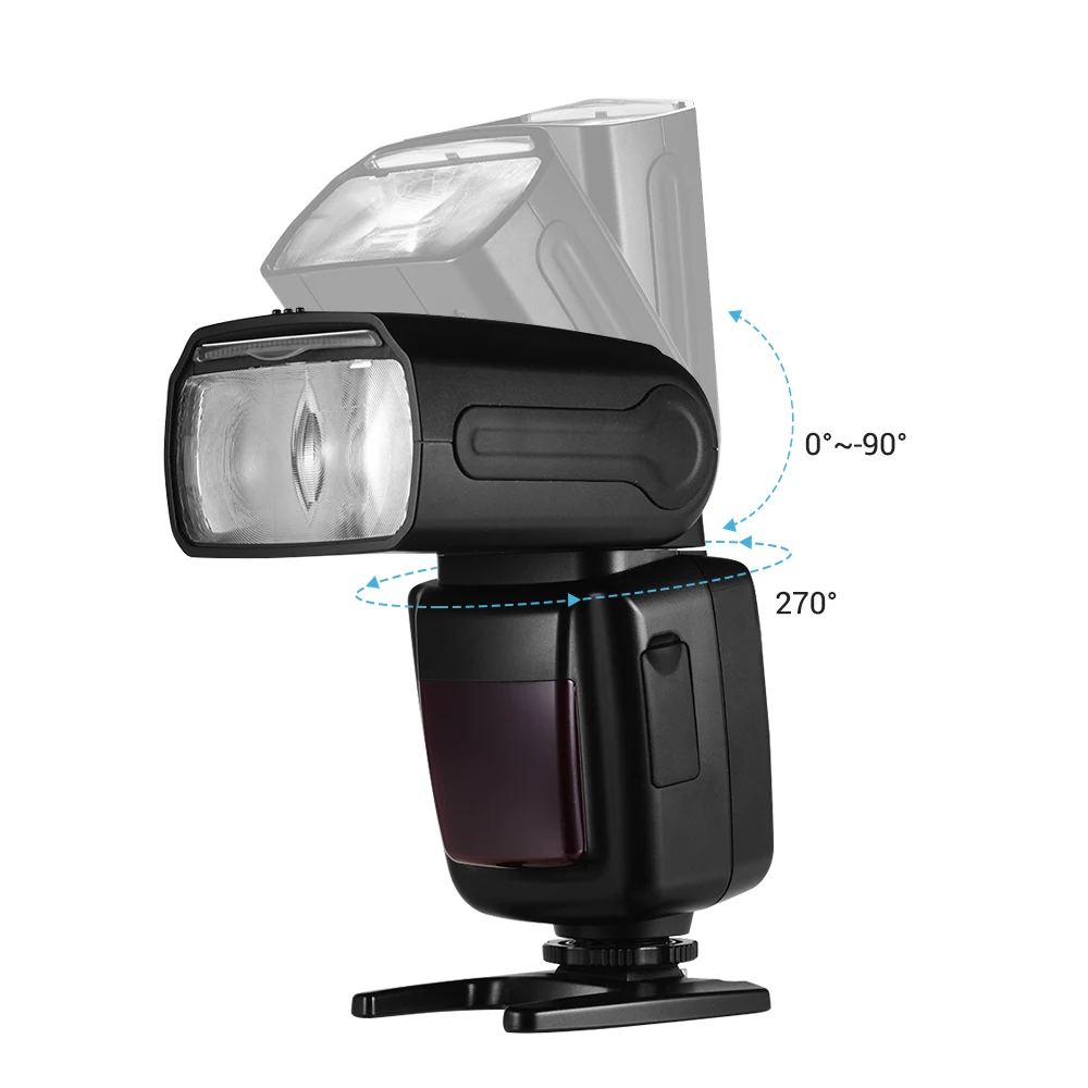 Universal Wireless Camera Flash Light Camera Speedlite GN33 LCD with Mini Stand For Canon Nikon Sony Olympus Pentax DSLR on camera flash camera flash