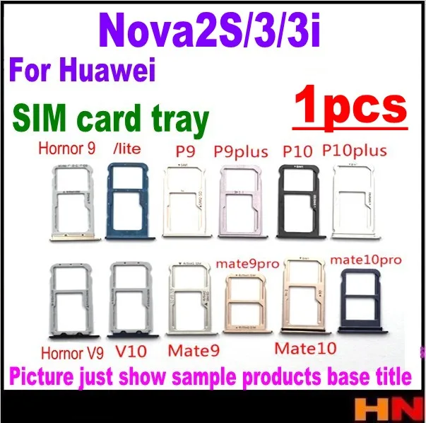 1 шт. для huawei Nova 3 3i 2 S 2 SIM Card Reader лоток держатель Слот sim-карта адаптер замена