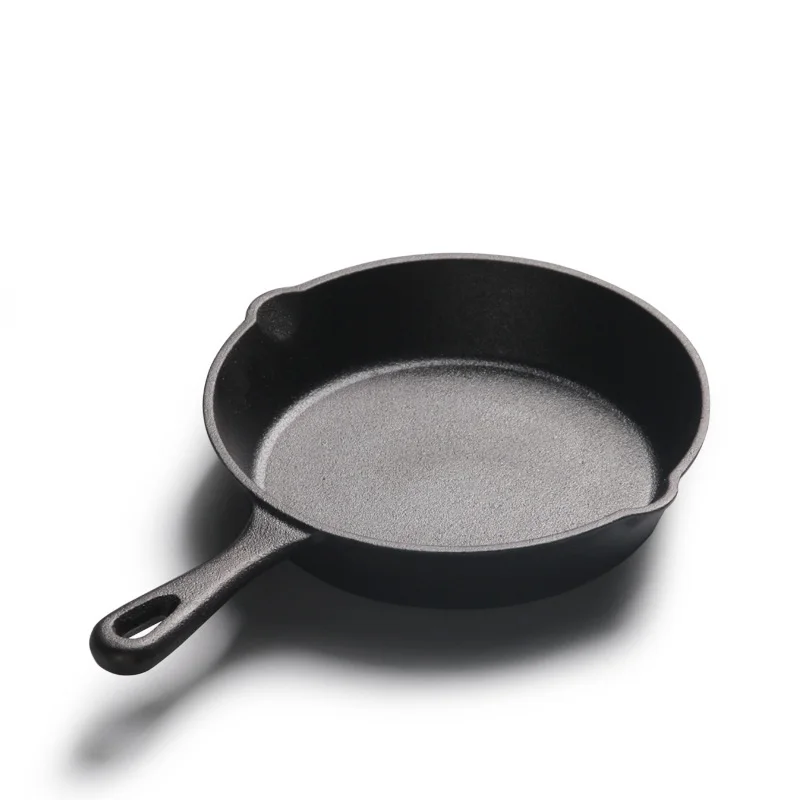 Pre-приправленный чугун Skillet, 20 cm By Bruntmor-use To Fry, Sear, Saute, Bake, And More-Indoor/Outdoor use(434-20