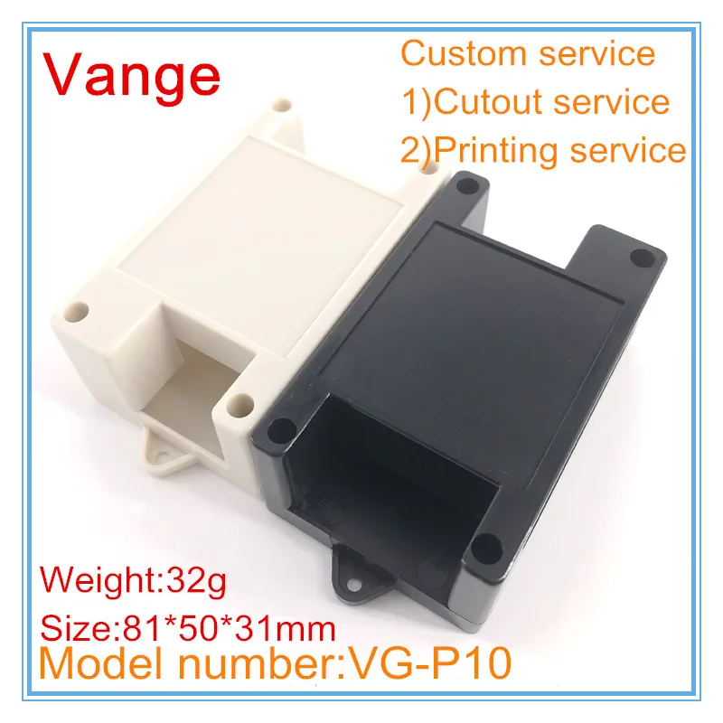 5pcs/lot electronic project box wall-mounted ABS material plastic case enclosure 81*50*31mm for electrical PCB module | Обустройство