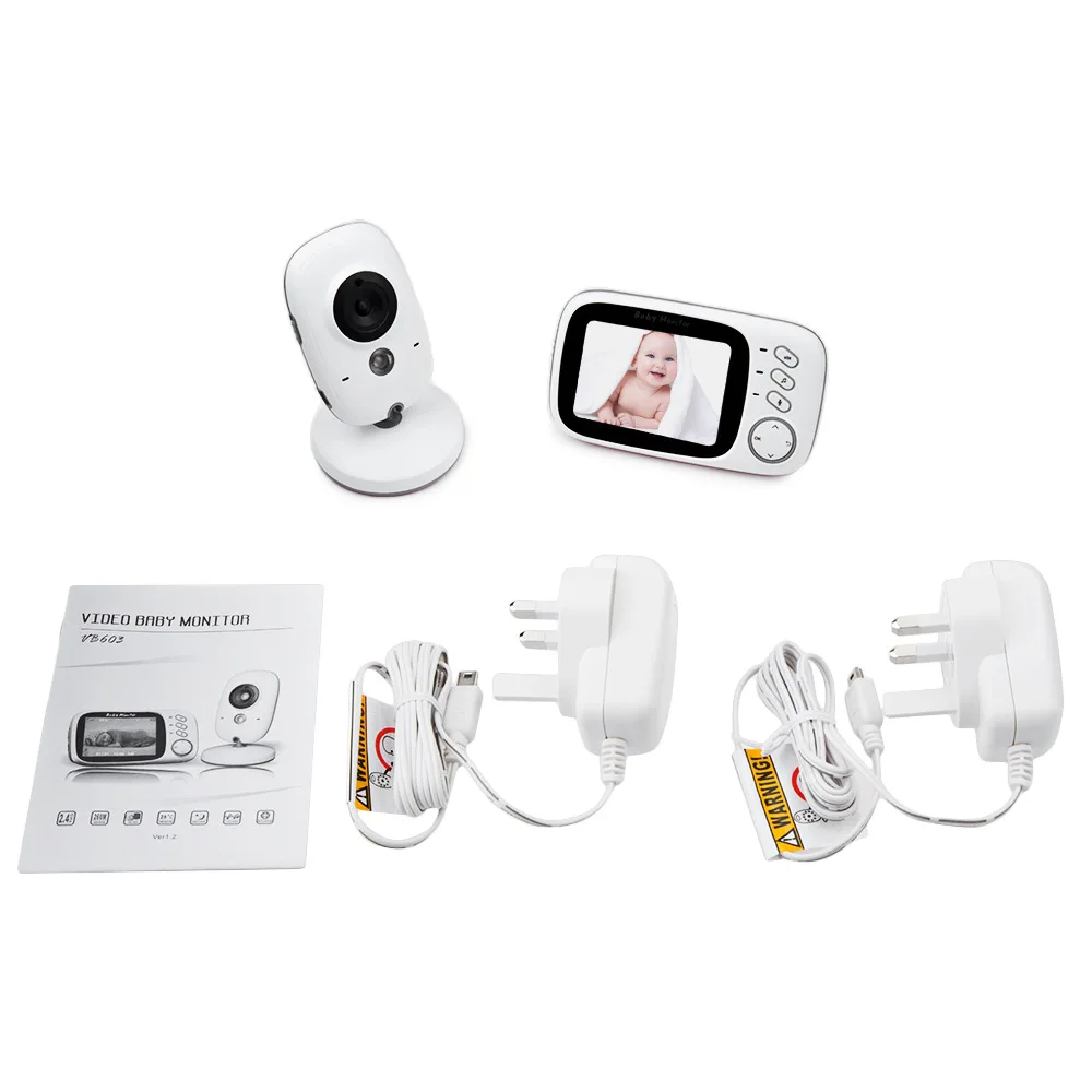 VB603 детский монитор 2 4 ГГц беспроводной спальный температуры Smart Talkie babysitter с 3