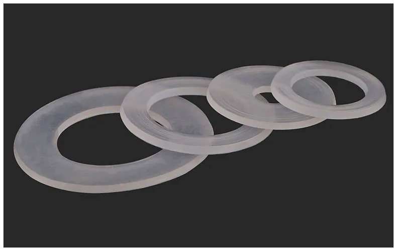 M3-M20 Plastic Clear Nylon Flat Washer Insulating Gasket Penny Repair Washers 