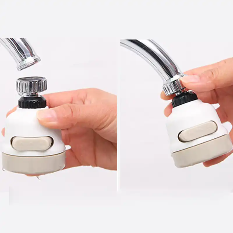 Pressurized 3 Modes Water Saving Abs Faucet Aerators Water Tap