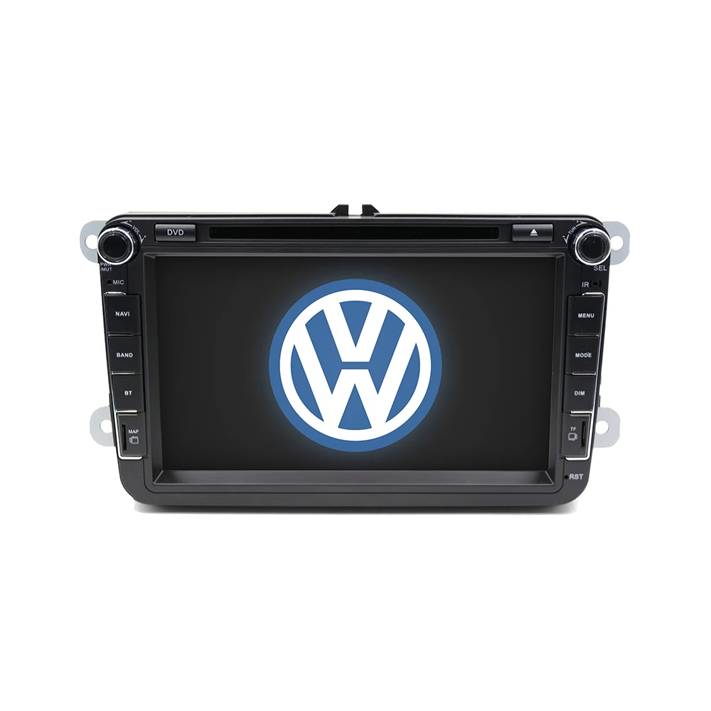 Радио Android 10 0 четырехъядерный 1024*600 автомобильный DVD плеер стерео Navi для Skoda POLO GOLF
