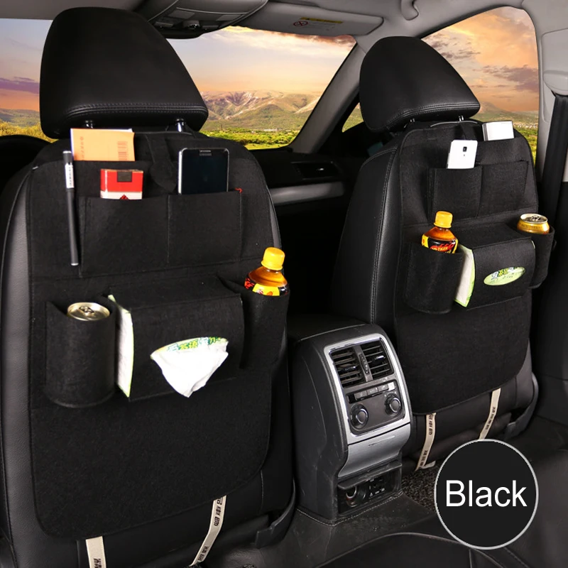 Car Storage Bag Back Seat Organizer Box For Ford Focus 2 3 Fiesta Mondeo Kuga Citroen C4 C5 Skoda Octavia Rapid Superb