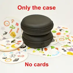 Новый черный Дорожный Чехол На Молнии EVA для точечных карт it (без карт) круглые игровые карты хранение Коллекция сумка хороший подарок для