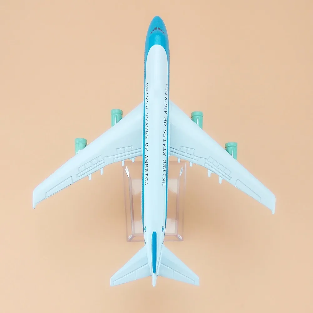 16 см Соединенных Штатов Америки Air Force One B747 Boeing 747 авиакомпании модель самолета