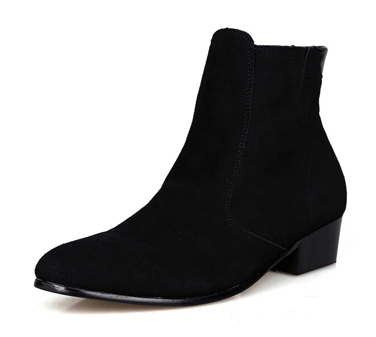 Chelsea Hombres Botas Hombre Martin Botas de Tacón Bajo Nobuck Gamuza  Botines de cuero de La Vendimia Ocasional Botas Cortas Marrón Negro Hombre  zapatos|shoes men|shoes men brownshoe man men - AliExpress