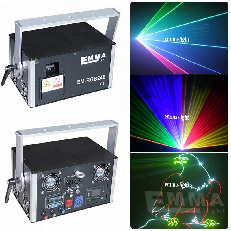 High Power Laser Show 3w RGB Animation writing outdoor laser light show