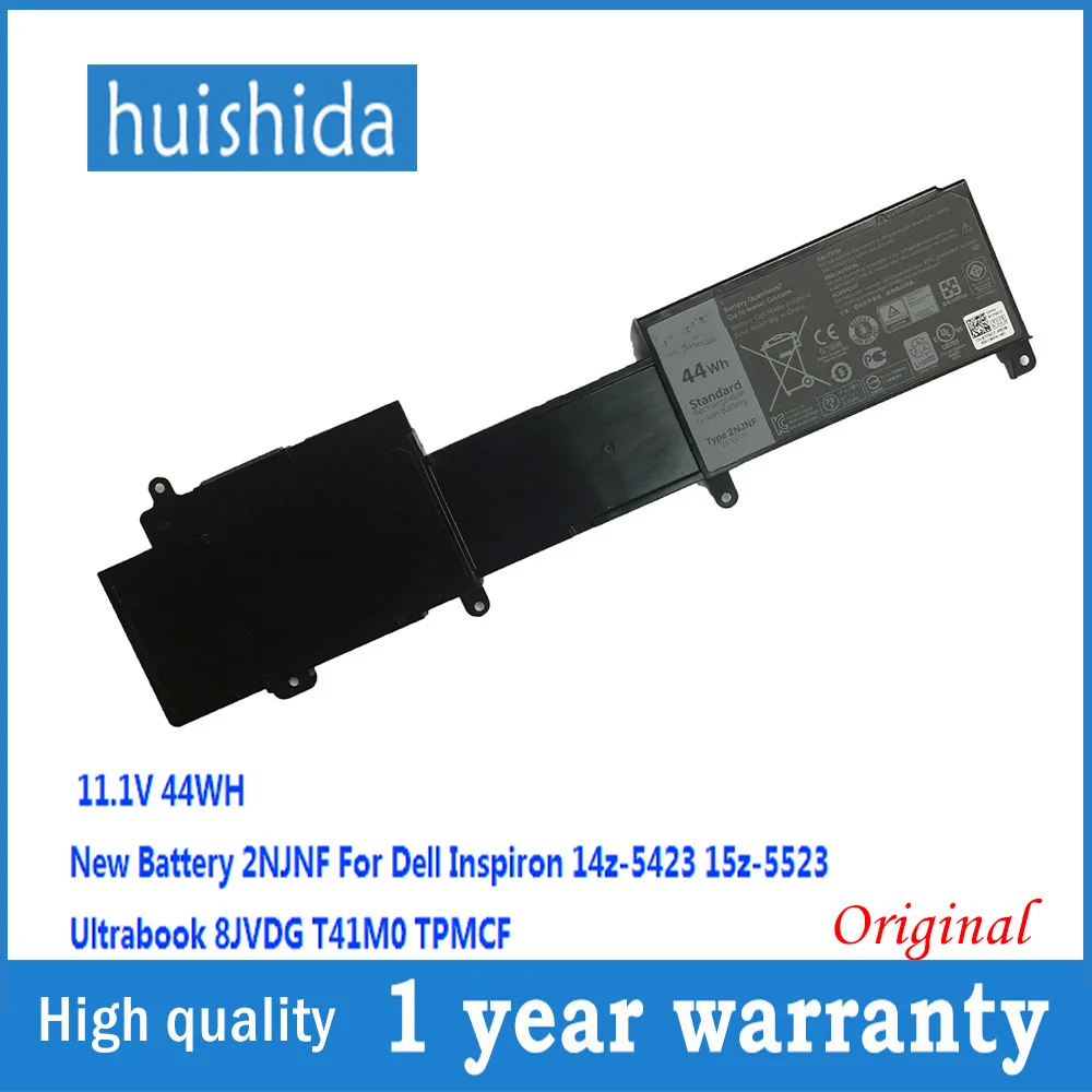 Новый оригинальный аккумулятор для ноутбука Dell Inspiron 14z-5423 15z-5523 8jvdg T41M0 11 1 В 44 Вт/ч