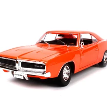 1:18 1969 DODGE зарядное устройство R/T мышцы старая модель автомобиля литья под давлением модель автомобиля игрушка Декор модель игрушки