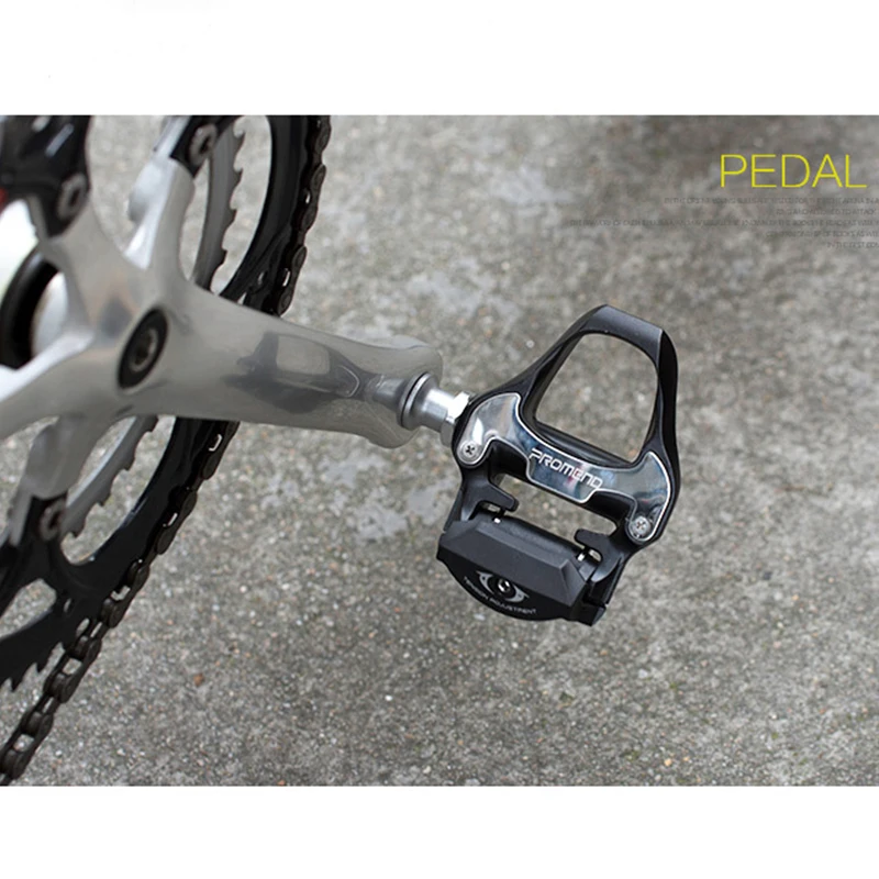 Новинка 298g Cr Mo Axle Self lock педали для шоссейного велосипеда с бутсами CNC алюминиевый