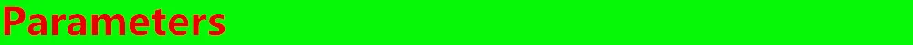 Parameters