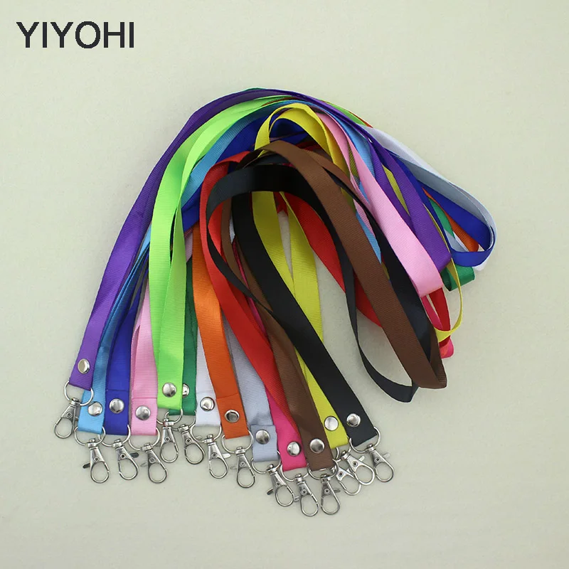 YIYOHI 1,5 см Широкий Высокое качество улыбка лицо ID карты держатель со шнурком 14 цветов на выбор