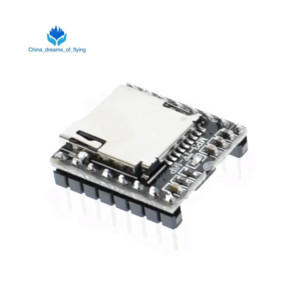 10 шт. мини mp3 плеер модуль с упрощенным выходом динамик MP3 TF 16P для Arduino UNO|mp3 module|module