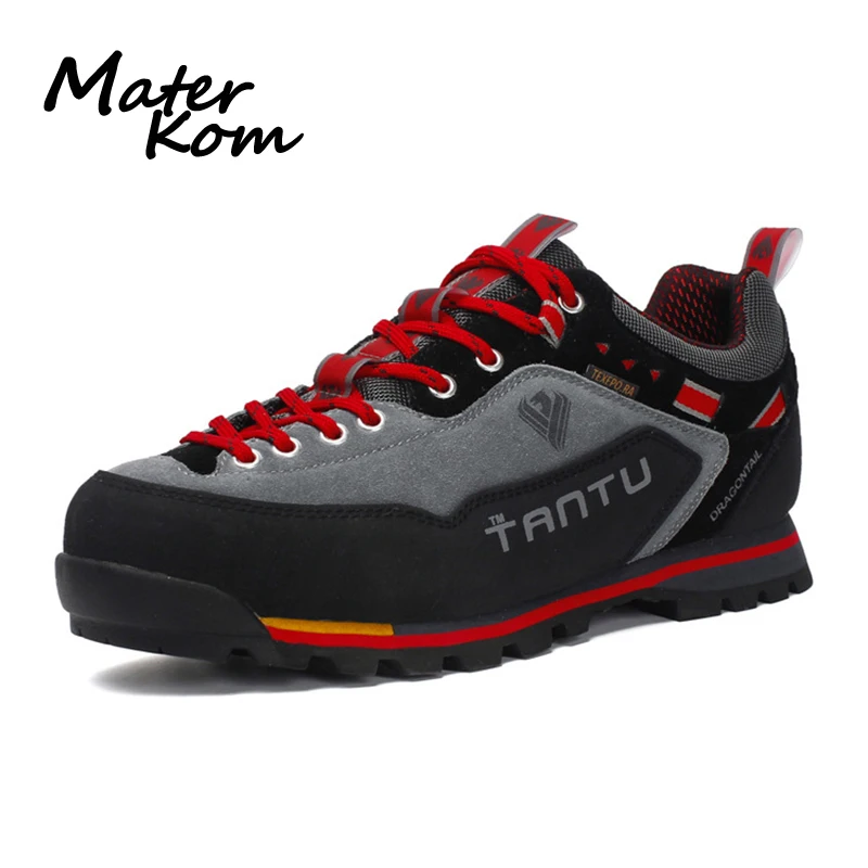 

Professional Men Outdoor Hiking Shoes Waterproof Hunting Boots Autumn Winter Leather Trekking Sport Shoes for Men Tactical Boots