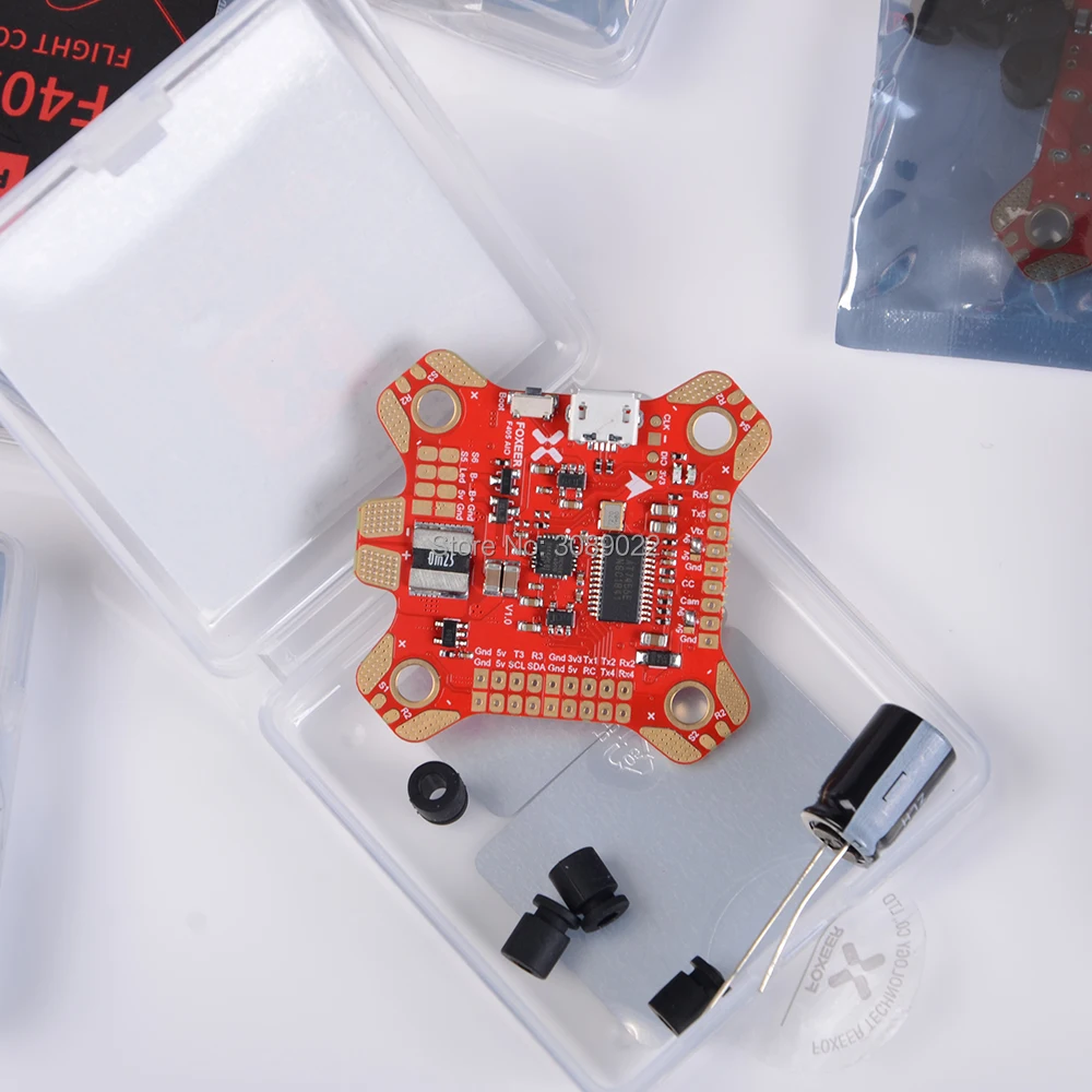 Контроллер полета Foxeer F405 F4 AIO 3 6S с Betaflight OSD/5C 2A BEC плата управления полетом для